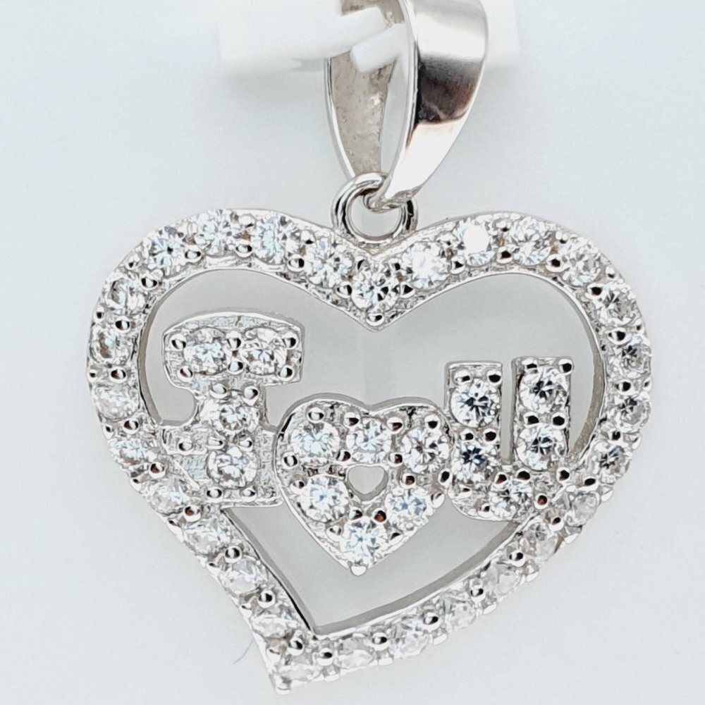 "925 sterling silver luxury CZ Pendant, Best for gift, RJUS2026